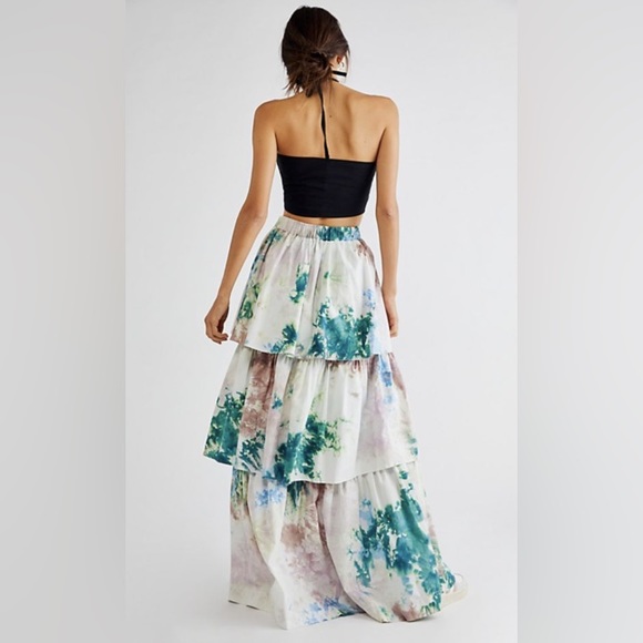 S/W/F Layered Maxi Skirt Free People - Picture 3 of 13